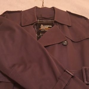 London fog long coat